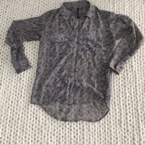 W118 by Walter baker blouse print gray